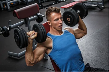 dumbbell shoulder press