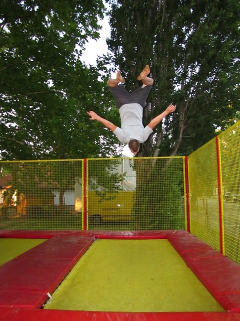 trampoline springen